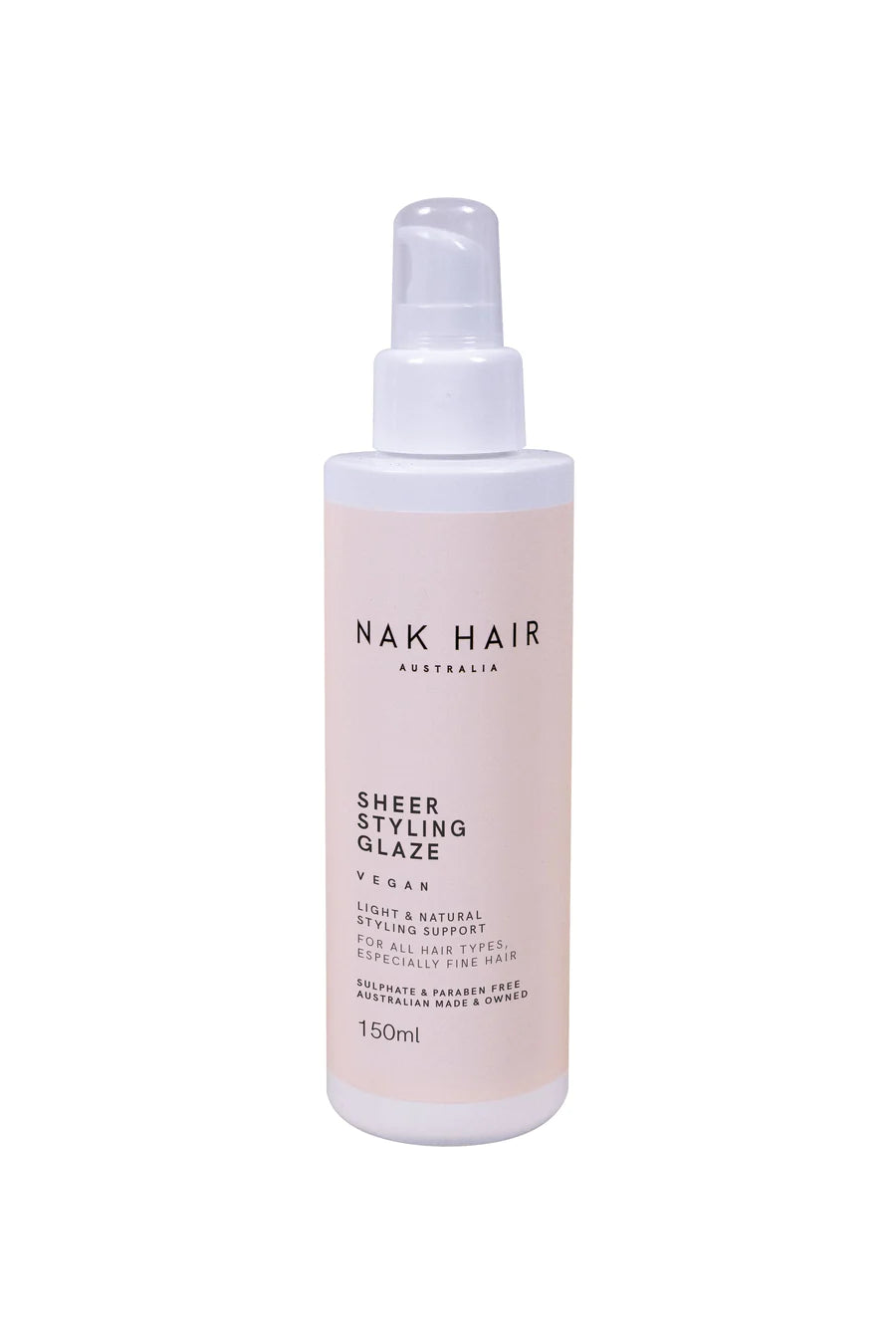 NAK Sheer Styling Glaze 150ml